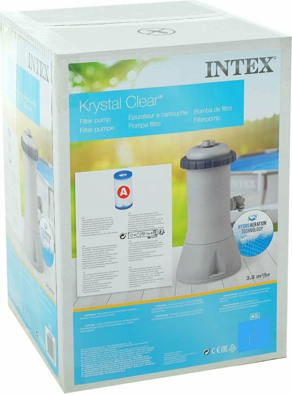 INTEX Фильтр-насос электрический 220V 2839 -3785л/ч 28638 - фотография № 4