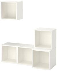 Комбинация настенных шкафов, белый, 105x35x120 см IKEA EKET экет