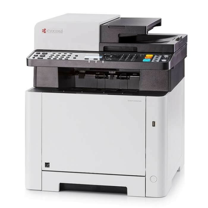 Мфу Kyocera ECOSYS M5521cdw, P/C/S/F, цв.лазерный, A4, 21 стр/мин, 1200x1200 dpi, 512 Мб, USB 2.0, Network, Wi-Fi, лоток 250 л., Duplex, автопод., старт.тонер 1200 стр.