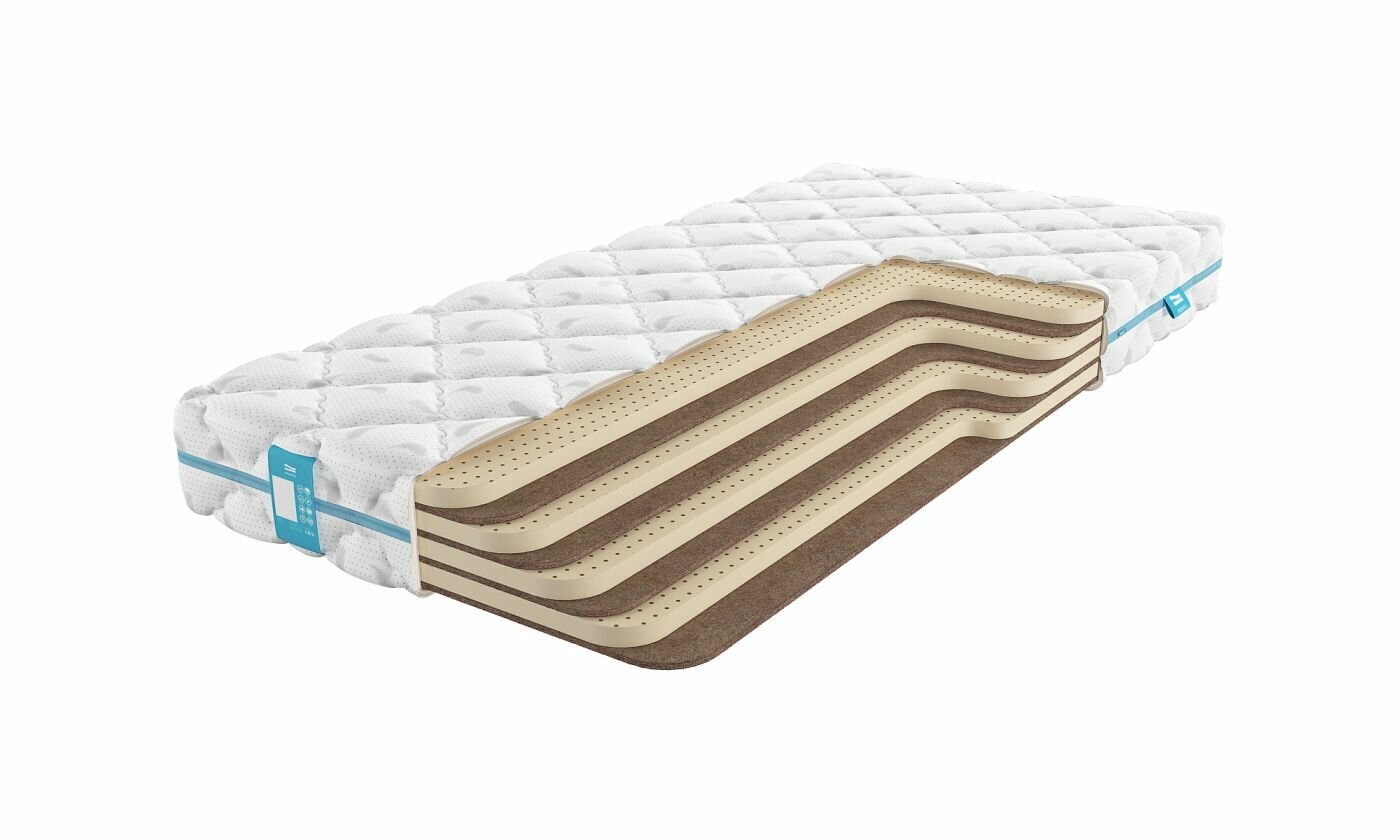 Матрас беспружинный PROMTEX Monolit Combi 16 80х200