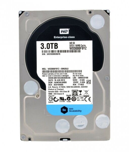 Жесткий Диск Western Digital WD3000F9YZ 3TB 7200 SATAIII 3.5" HDD