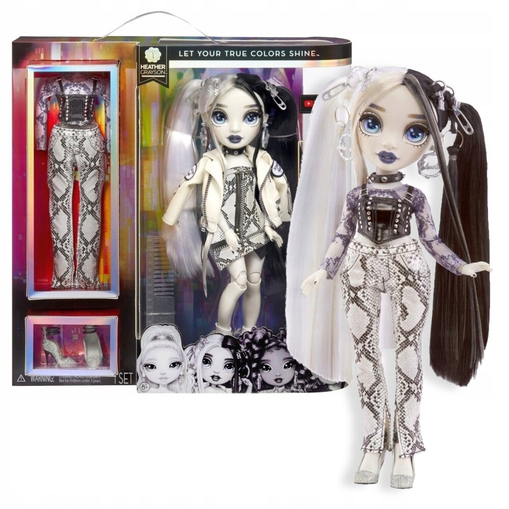 Кукла Rainbow High Shadow Heather Grayson, рэйнбоу ХАЙ шадов Хизер Грейсон, 28 см. 580782