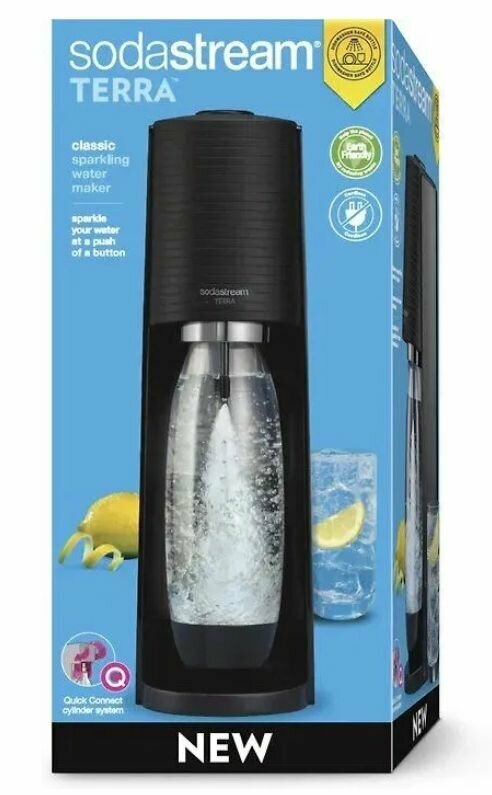 Сифон SodaStream Terra черный + Mirinda Сироп-концентрат 440мл - фотография № 14