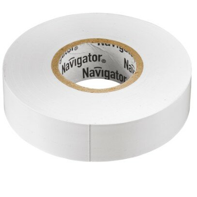 Navigator 71102 Изолента NIT-B15-20 WH белая