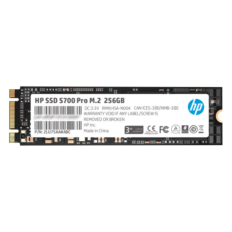 Накопитель SSD HP 2LU75AA S700 Pro /SATA III/256GB /Скорость чтения 565МБайт/с Скорость записи 510МБайт/с