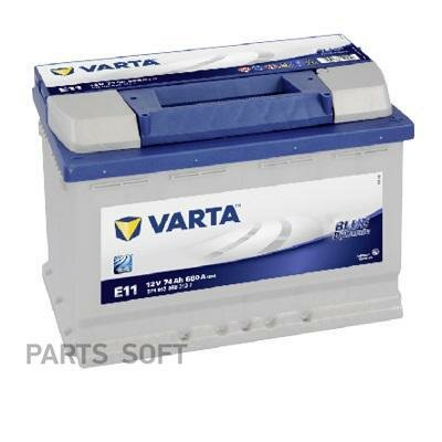 VARTA 574012068 574 012 068 3132_! Blue Dynamic 74Ah 680A +  278x175x190 B13 \ 1