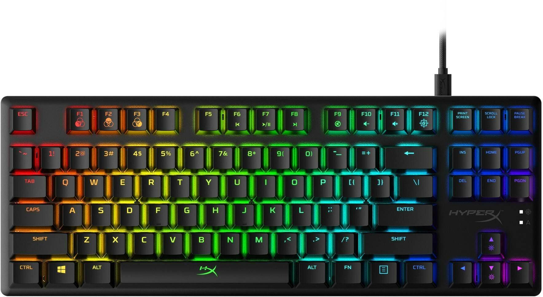 Клавиатура HyperX Alloy Origins Core TKL черный (4p5p2ax#acb)