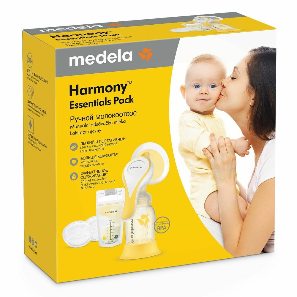 Medela молокоотсос ручной Harmony Essentials Pack двухфазный