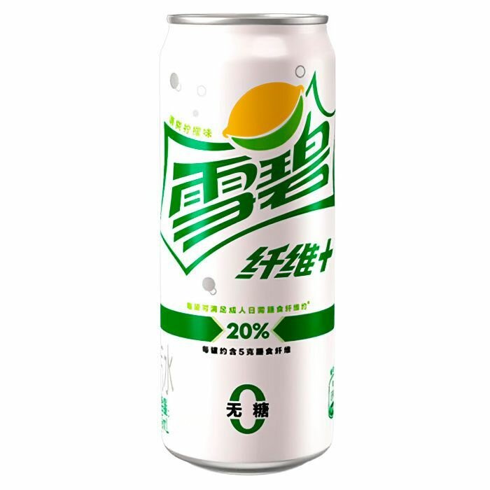 Газированный напиток Sprite Fiber со вкусом лимона и лайма (0 калорий) (Китай), 330 мл