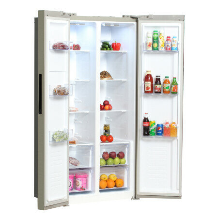 Холодильник HYUNDAI CS4505F нерж сталь (SBS FNF)