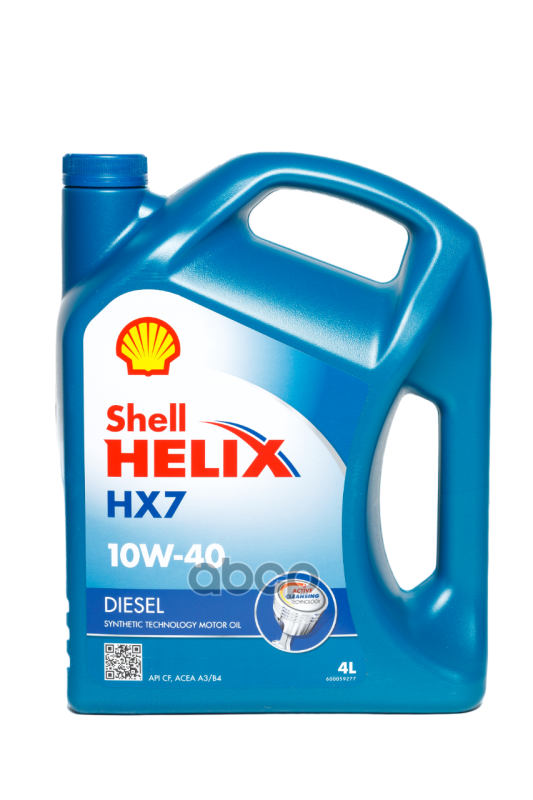 Shell Масло Моторное Shell Helix Hx7 Diesel 10W-40 Полусинтетическое 4Л.