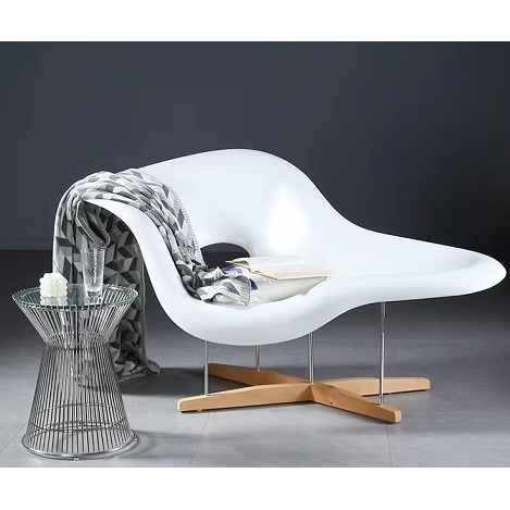 Кресло La Chaise Lounge дизайн Чарльза и Рэй Эймс Eames (голубой) - фотография № 2