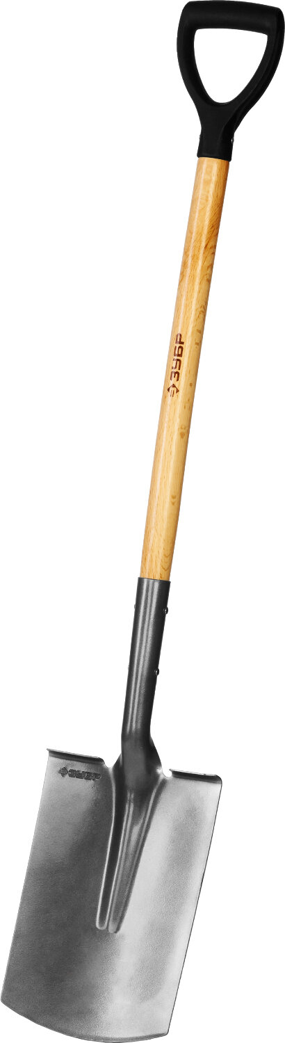 ЗУБР Фаворит с деревянным черенком, с рукояткой, Штыковая лопата, Професиионал (4-39513)