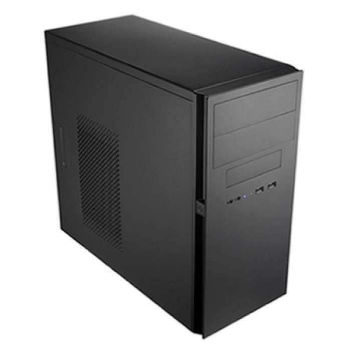 Корпус MiniTower Powerman ES725 Black PM-400ATX 2*USB 2.0,HD,Audio mATX