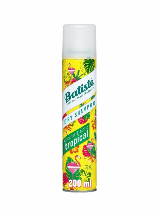 Батист / Batiste Tropical - Сухой шампунь для волос 200 мл