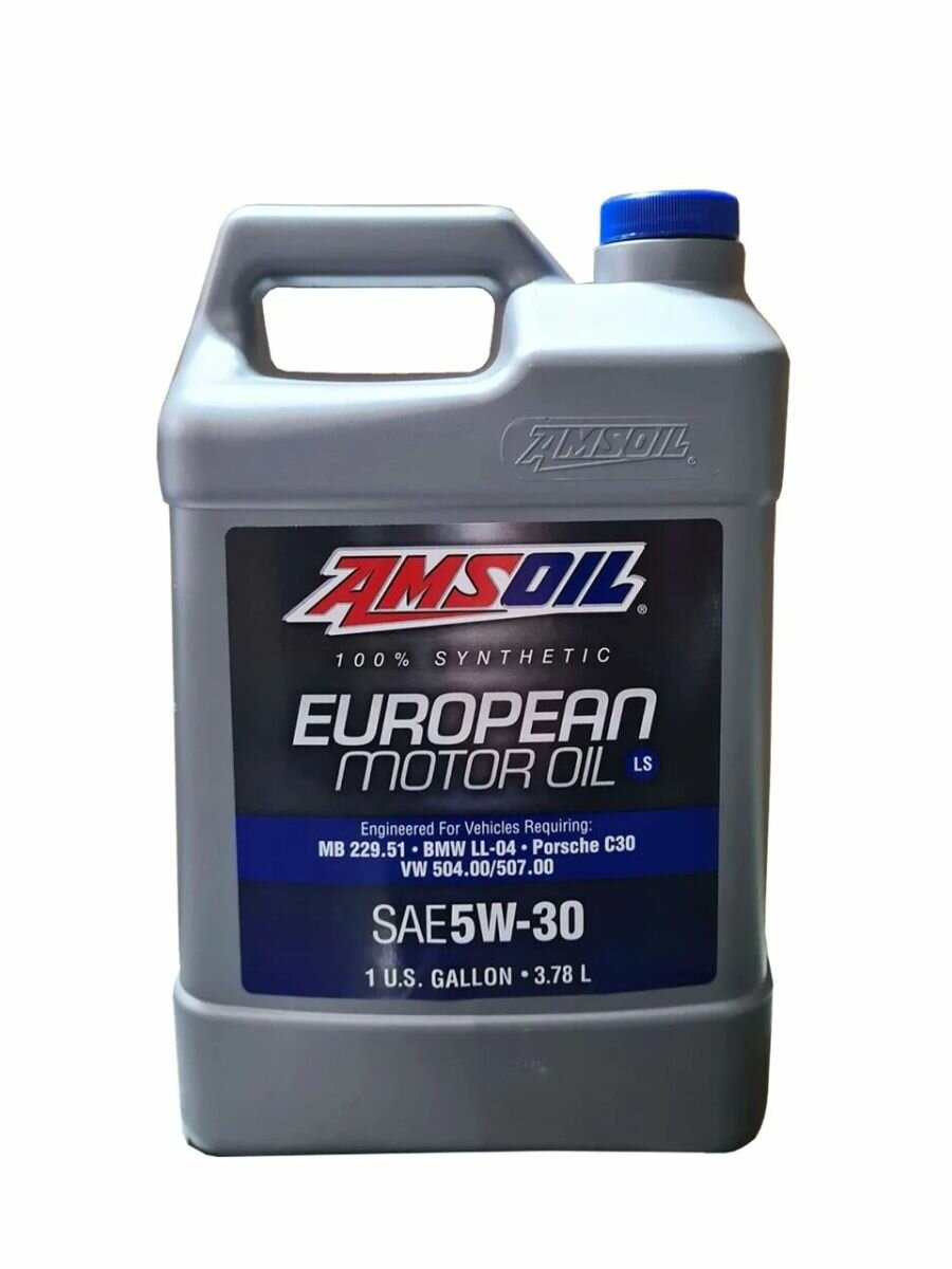 Моторное масло AMSOIL 100% Synthetic European Motor Oil LS SAE 5W-30 (3.78л)