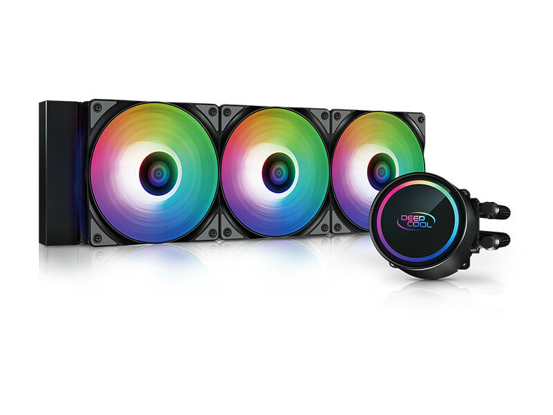 Водяное охлаждение DeepCool Gammaxx L360 A-RGB Black (Intel LGA2066/2011-v3/2011/1700/1200/1151/1150/1155 / AMD AM4/AM5)