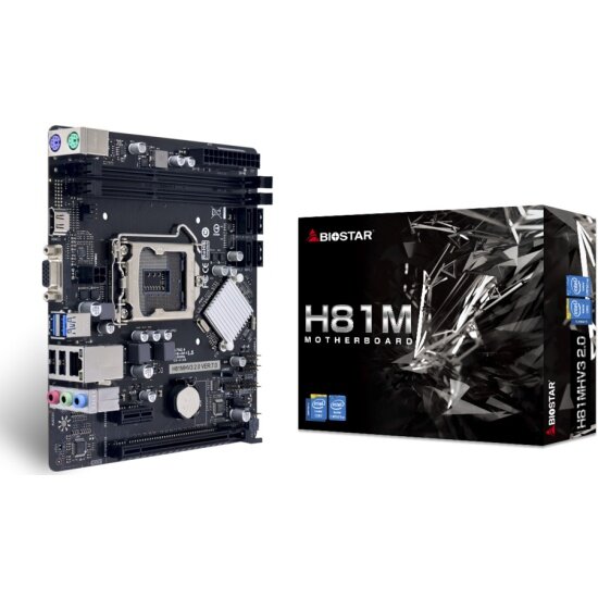 Материнская плата BIOSTAR H81MHV3 3.0 (LGA 1150, MicroATX)