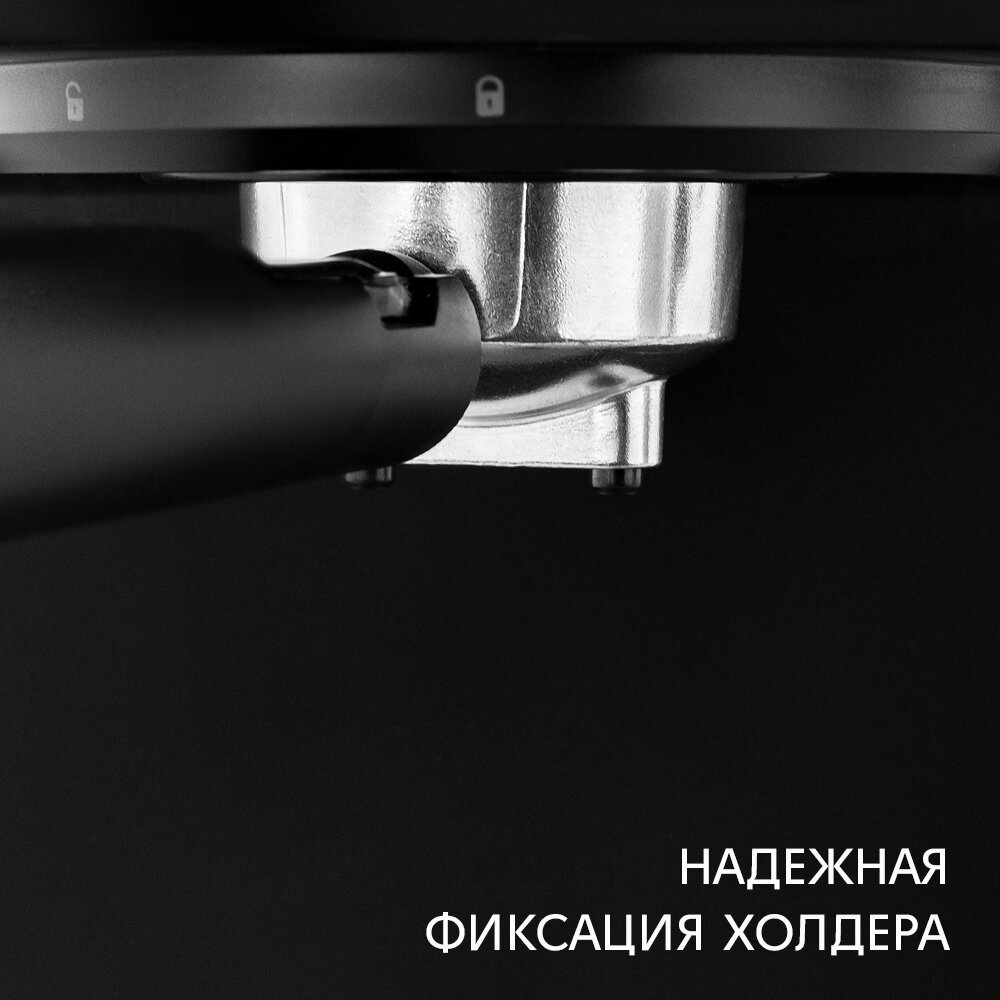 Кофеварка Dauken HC120 рожковая с капучинатором, автоматическая зерновая для дома, офиса - фотография № 5