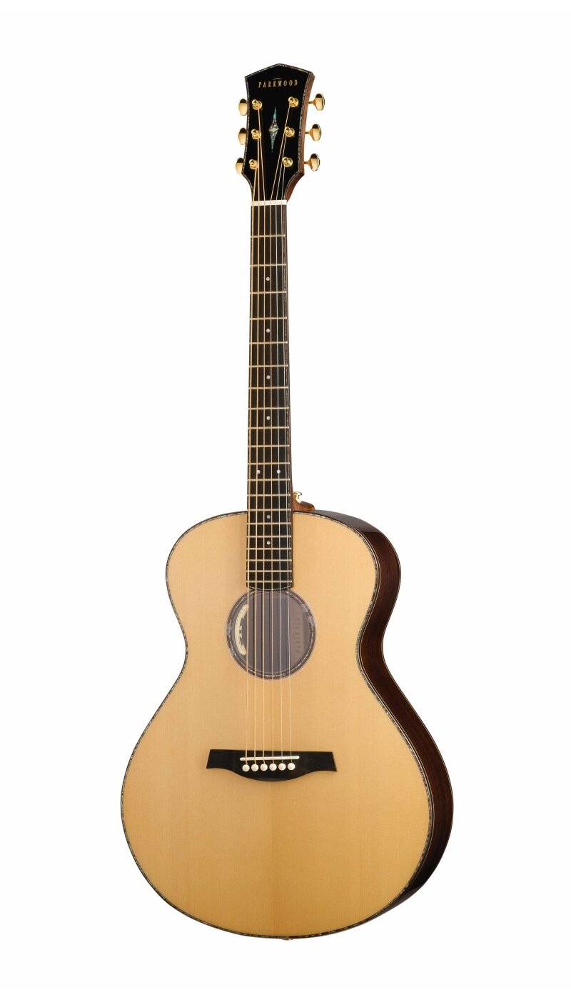 Parkwood P880-WCASE-NAT Электроакустическая гитара, цвет натуральный, с футляром