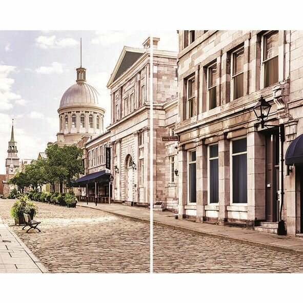 фото Панно Ceramica Classic Marche стекло 50х40 компл. см (2 шт.)