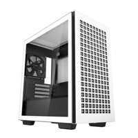 Корпус Deepcool CH370 WH без БП, боковое окно (закаленное стекло), белый, mATX