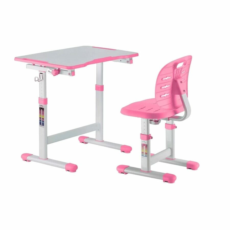Комплект парта + стул FunDesk Omino Pink