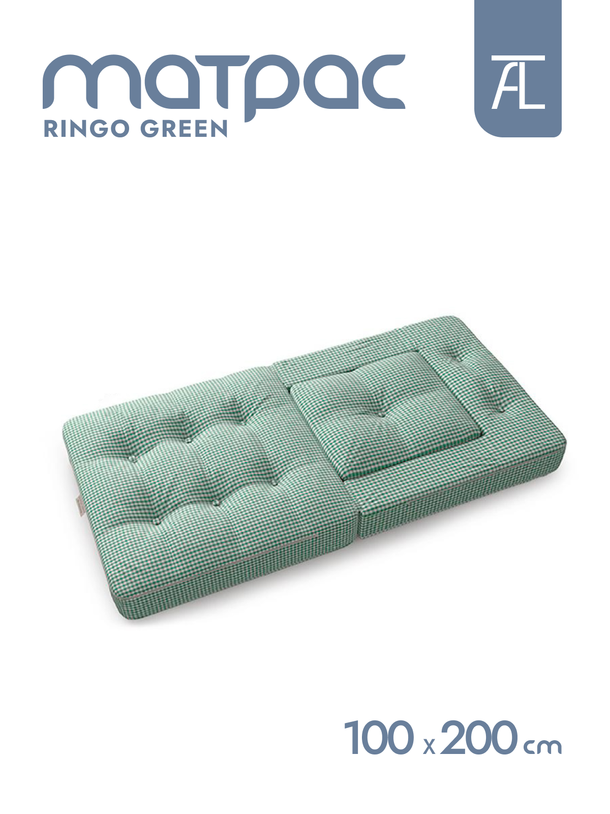 Кресло-кровать Mr.Mattress Ringo green, 100х200 см - фотография № 1