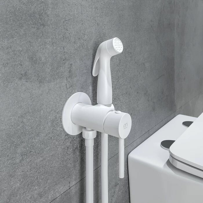 Гигиенический душ Milardo Tidy, белый матовый (001WTR0M08) - фотография № 2