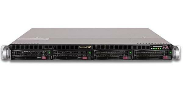 Сервер Supermicro SuperServer 6019P-MT 2 x /без ОЗУ/без накопителей/количество отсеков 3.5" hot swap: 4/1 x 500 Вт/LAN 1 Гбит/c