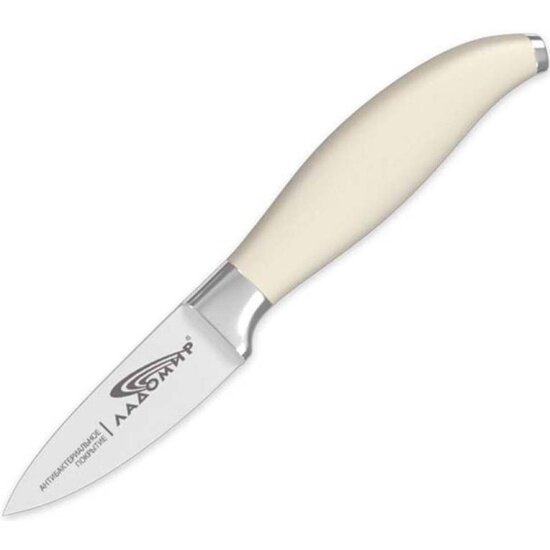 Нож кухонный для чистки овощей и фруктов ладомир K5ECKP07, 7см