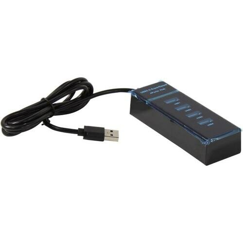 Концентратор KS-IS 4*USB 2.0 F в USB 2.0 Type A M 1.2м - фото №1