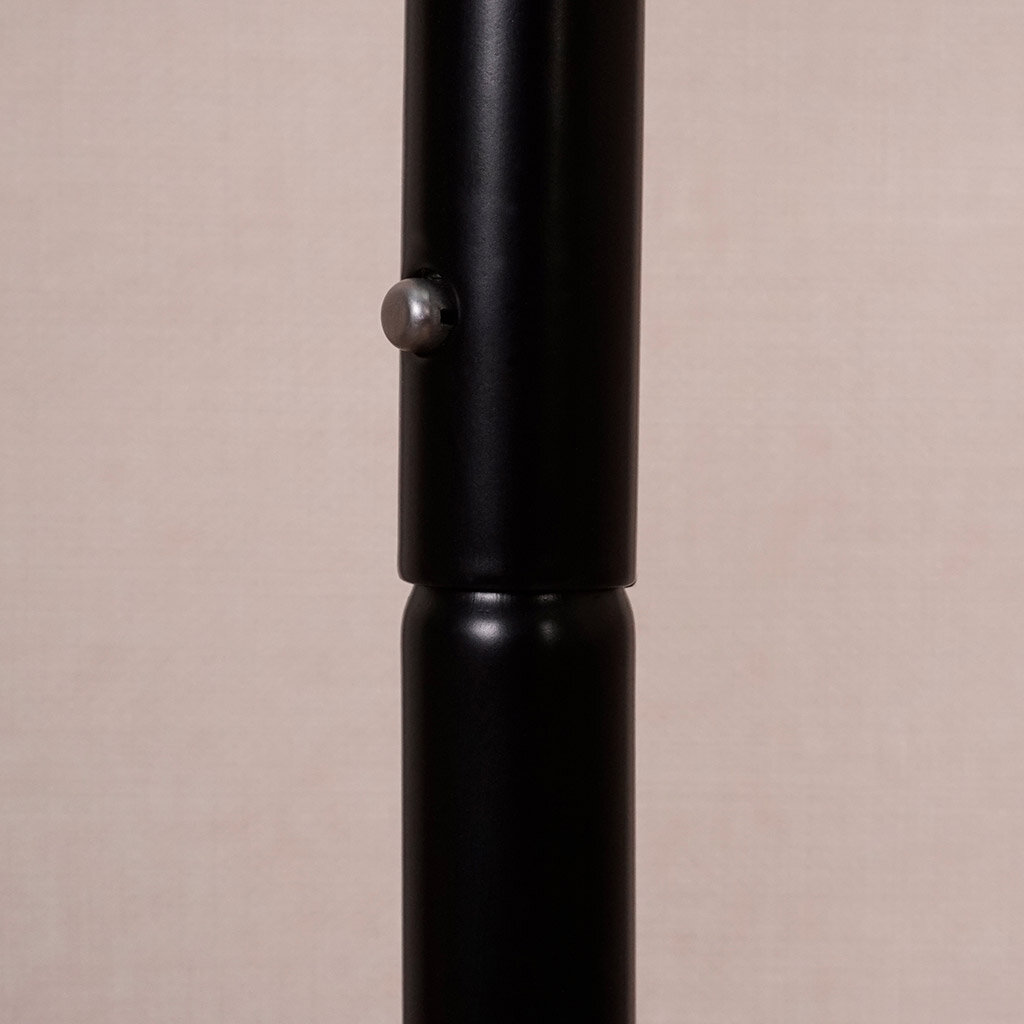 Вешалка-штанга для одежды "Римини 2М" 47х30х114см, островная, двухуровневая, сталь, полимерное покрытие, черный (Россия) - фотография № 3