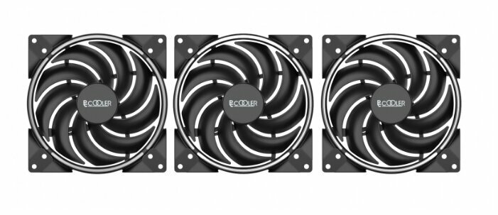 Корпусной вентилятор PCcooler Corona FRGB (3 in 1)