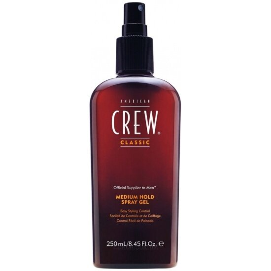 Спрей-гель для укладки волос American Crew Classic Medium Hold Spray Gel средней фиксации, 250 мл