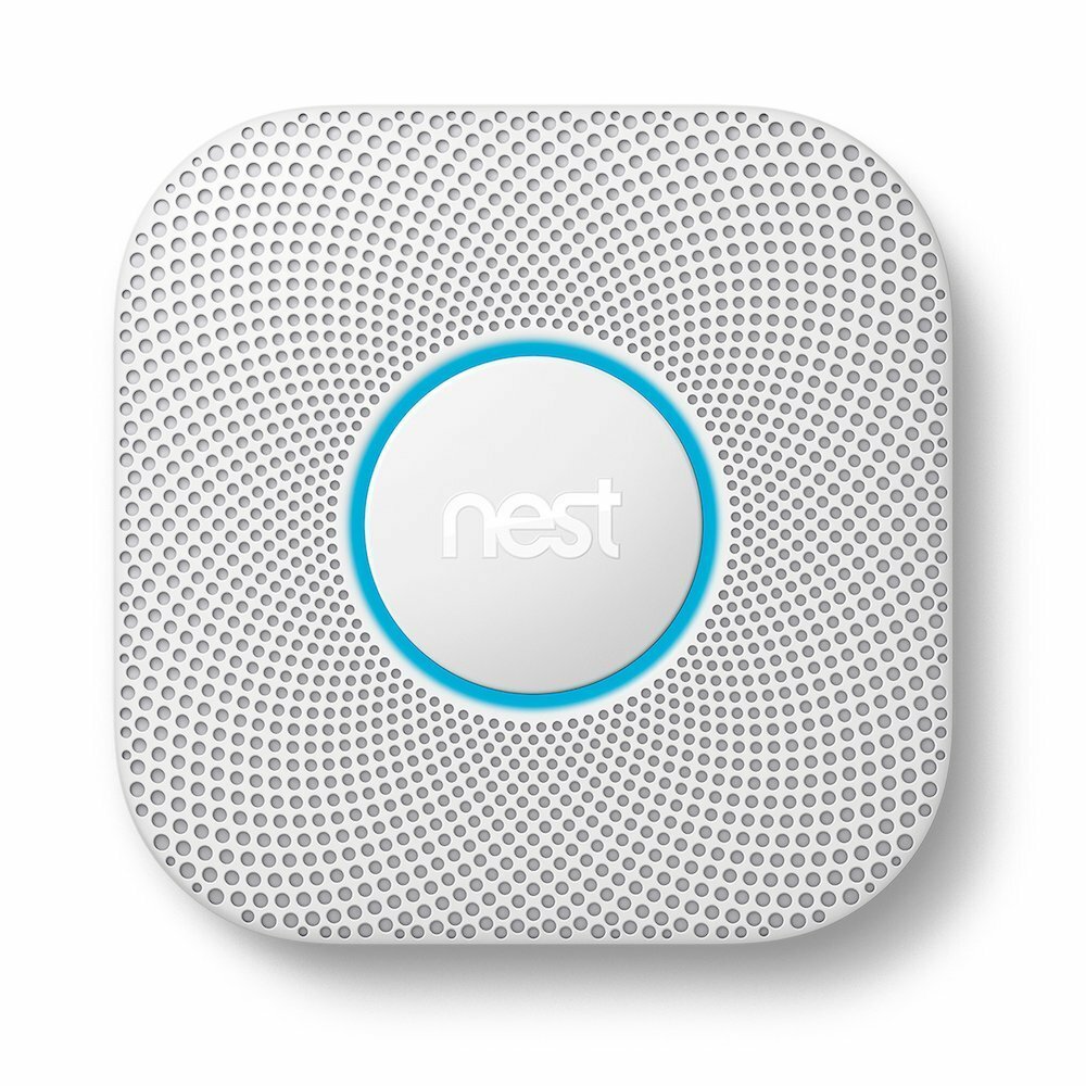 Датчик дыма и угарного газа Google Nest Protect Smoke and Carbon Monoxide (CO) Alarm(Battery) S3000BWSE