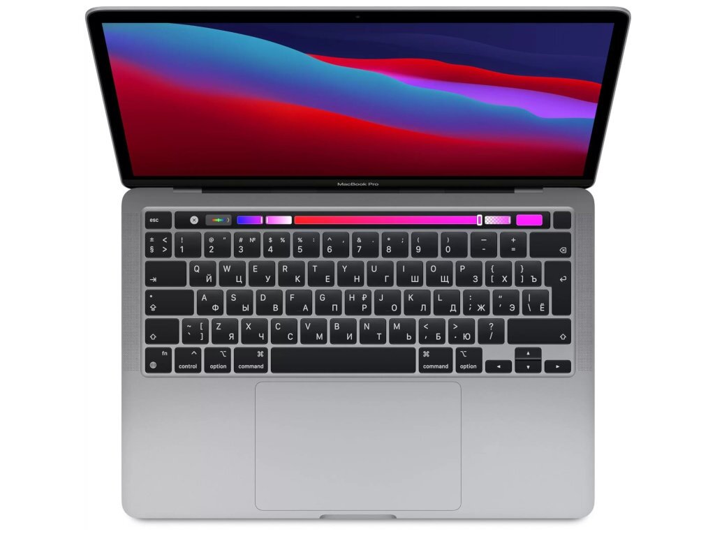 Ноутбук Apple MacBook Pro 13 (2020) (Apple M1/16384Mb/256Gb/Wi-Fi/Cam/13.3/1920x1080/Touch bar/Mac OS)