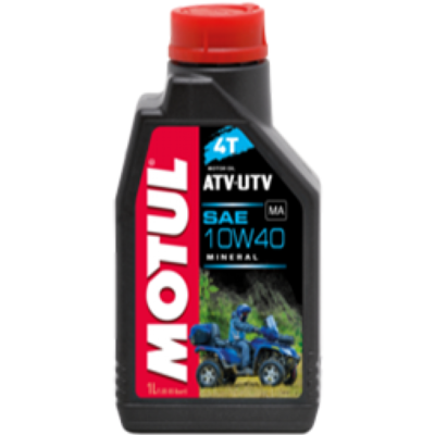 Масло моторное Motul ATV UTV 4T 10W40 мин для квадроциклов (1л) 105878 .