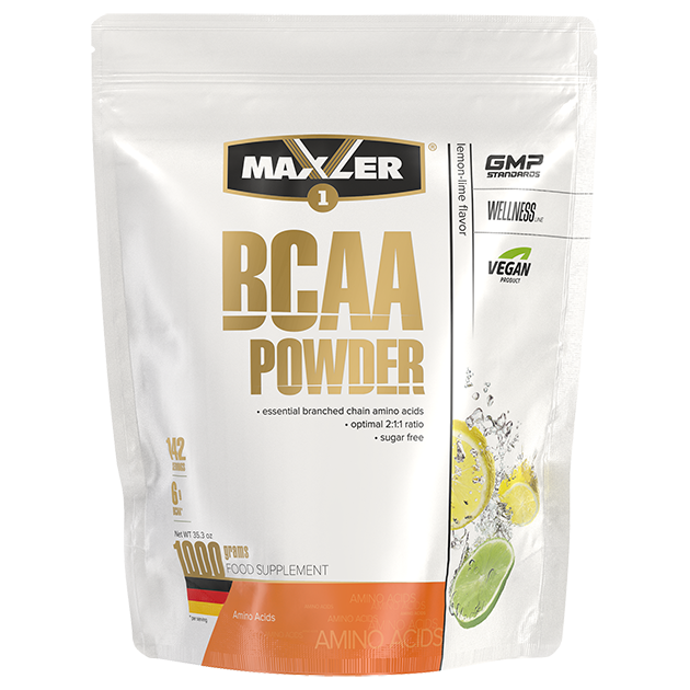 BCAA Powder 2:1:1, 1000 g (лимон лайм)