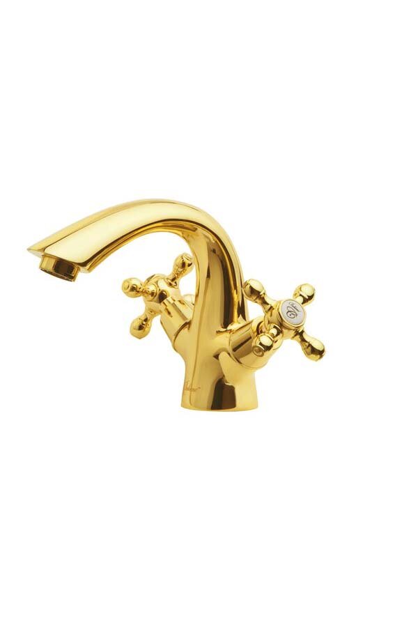 Boheme Смеситель для умывальника TRADIZIONALE ORO двуручковый 291