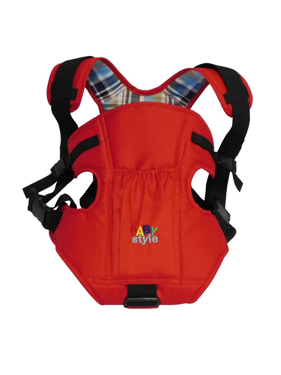 Рюкзак-кенгуру Рюкзак переноска для новорожденных Эрго-рюкзак для малышей Бэбистайл "Татошка", красный
