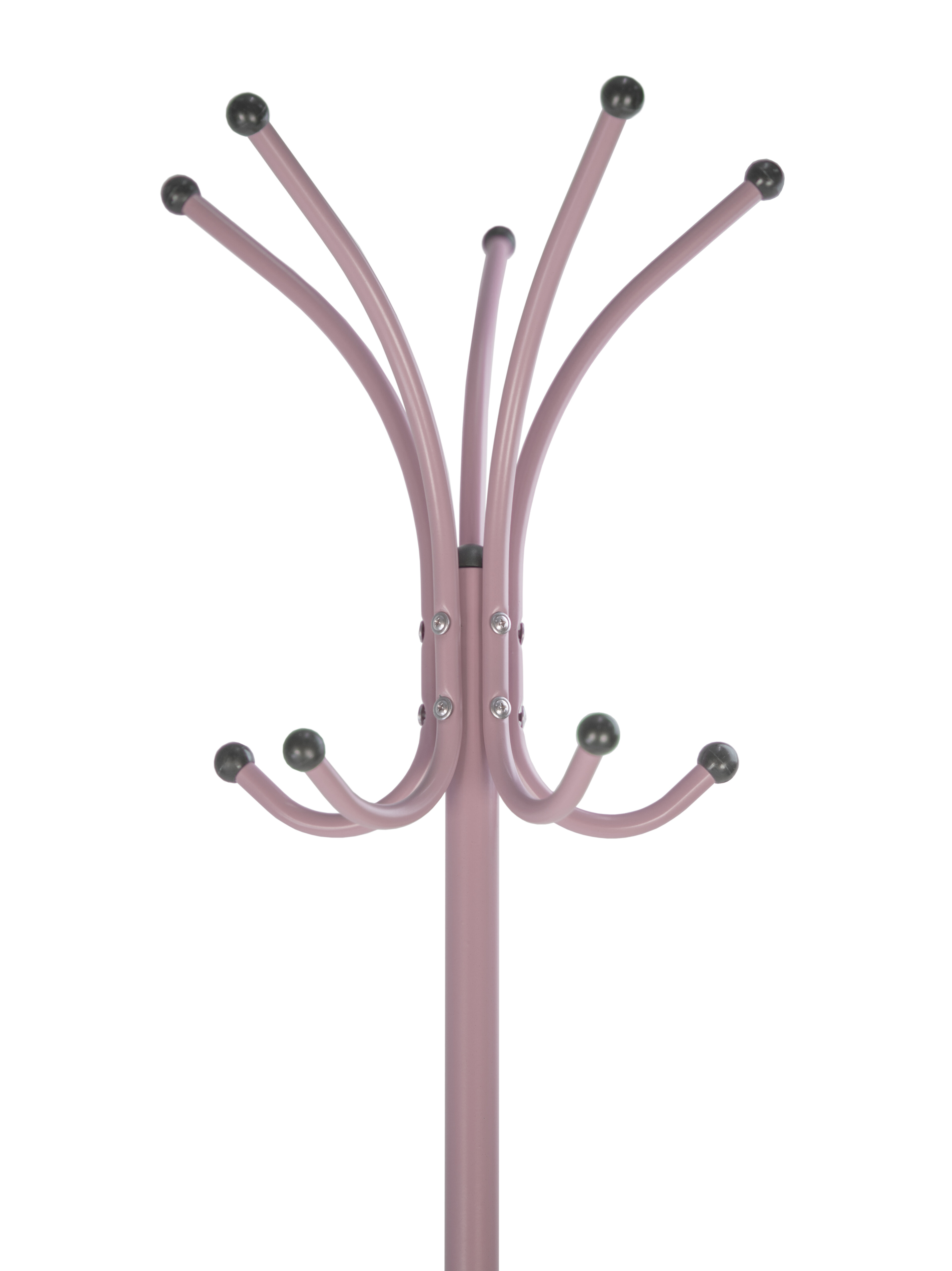 Вешалка напольная металлическая EDWARD, розовая - фотография № 2