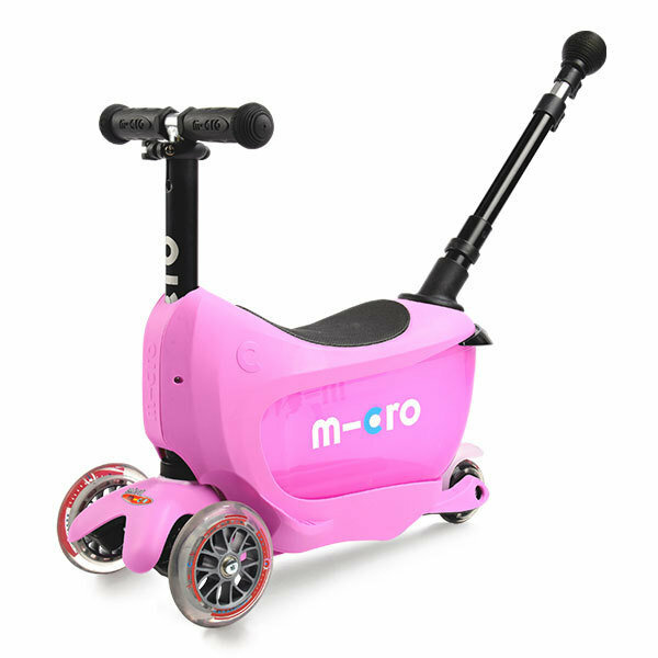 Самокат Micro Mini2go Deluxe Plus (Plus Розовый (MMD033))