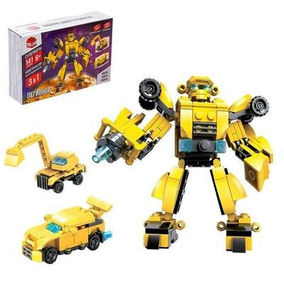 Конструктор-робот Легионер, 141 деталь, 3 варианта сборки UNICON 1800382 .