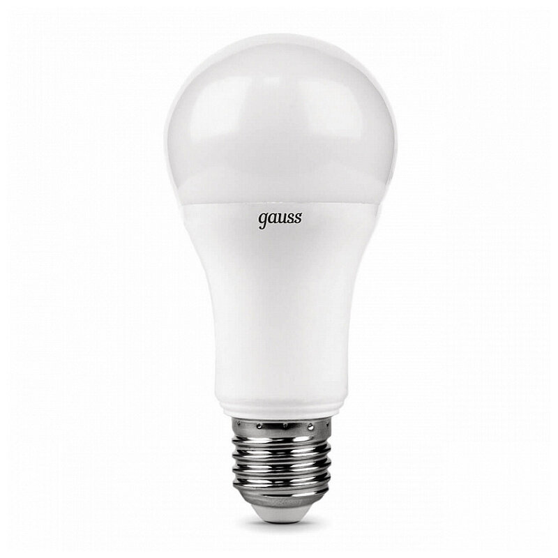 Лампа Gauss A60 12W 1140lm 4100K Е27 шаг. диммирование LED 102502212-S