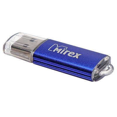 Флешка Mirex UNIT AQUA, 8 Гб, USB2.0, чт до 25 Мб/с, зап до 15 Мб/с, синяя Mirex 2891013