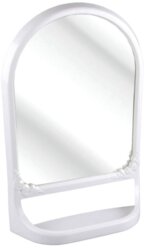 Зеркало настенное с полкой Альтернатива, 59 x 39 x 13 см, белое