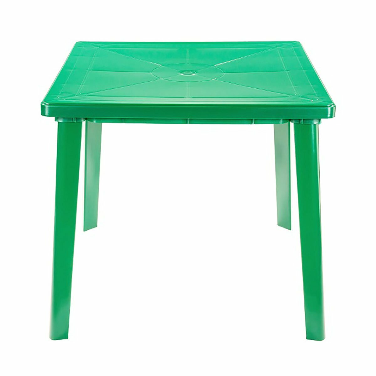 Стол пластиковый квадратный Стандарт Пластик 80x80x71 см зеленый