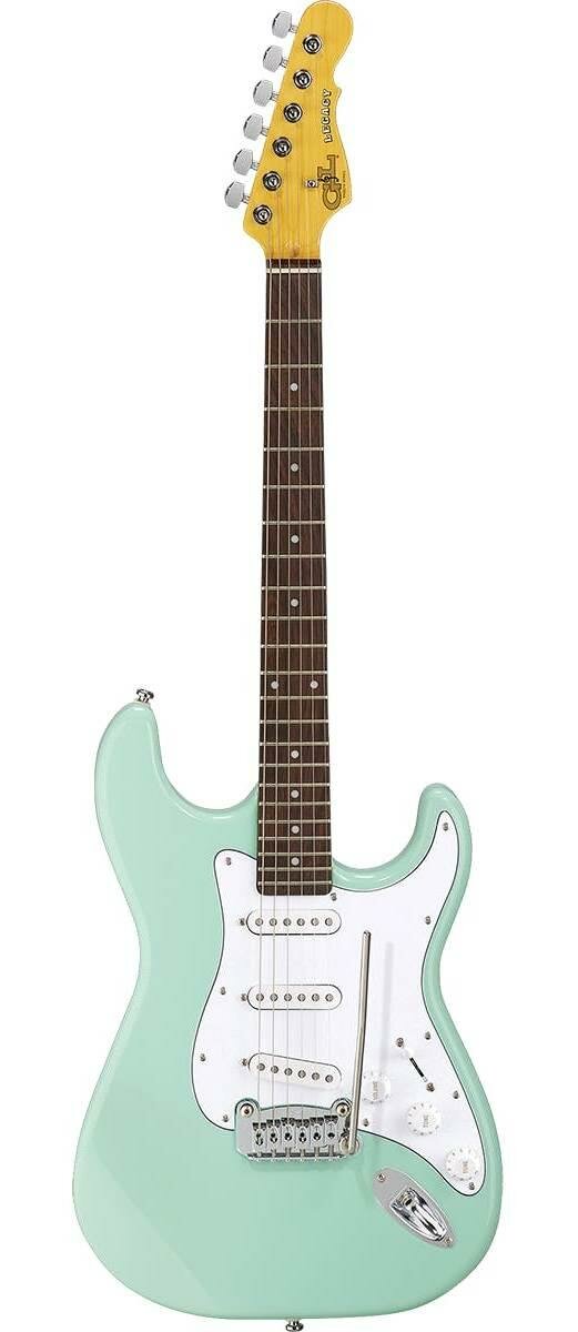 G&L Tribute Legacy Surf Green Jatoba электрогитара, цвет зелёный