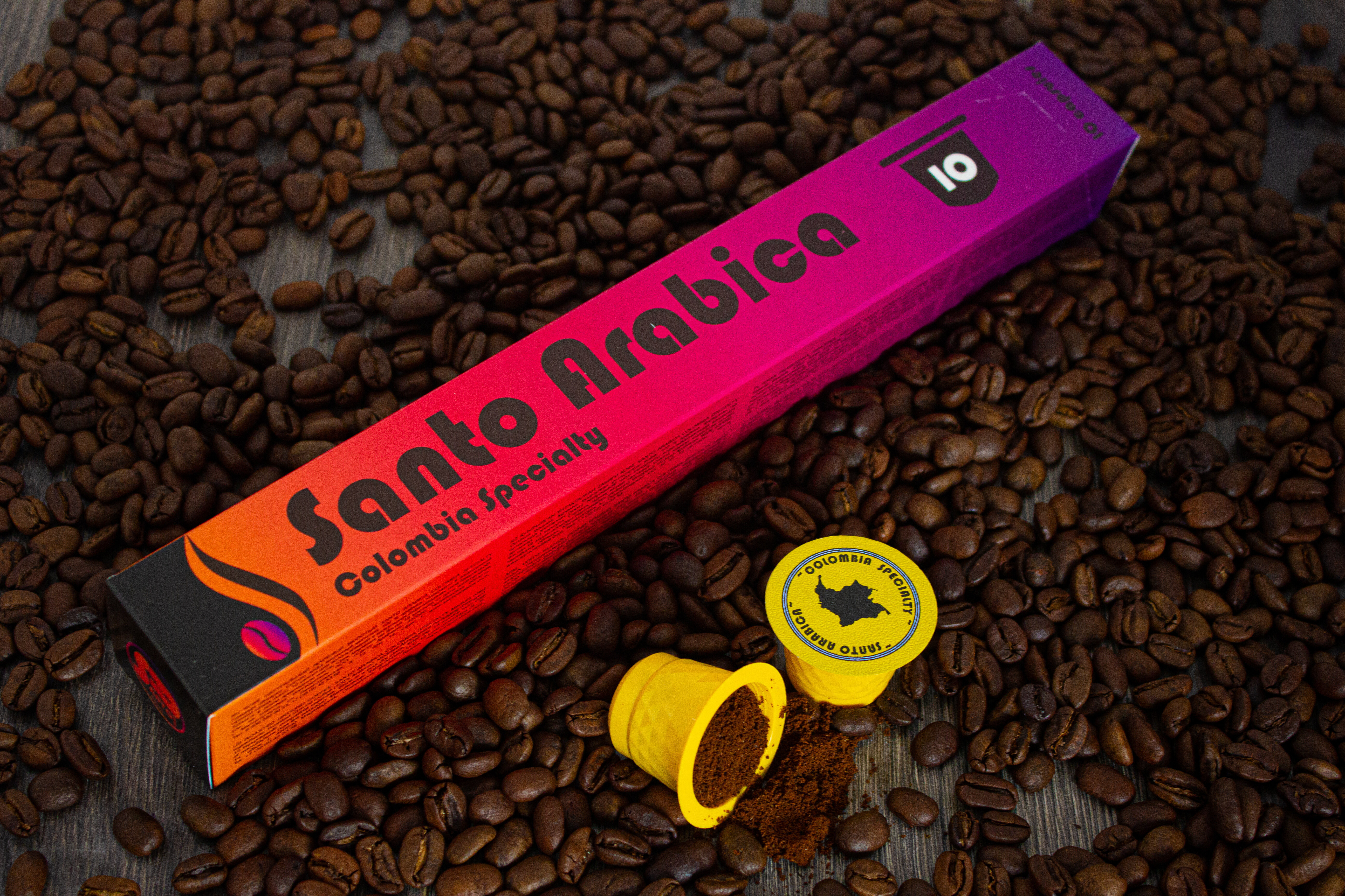 Кофе в капсулах Набор Santo Arabica Colombia Specialty /капсулы для кофемашины Nespresso / Премиум арабика 100% / 120 капсул - фотография № 3